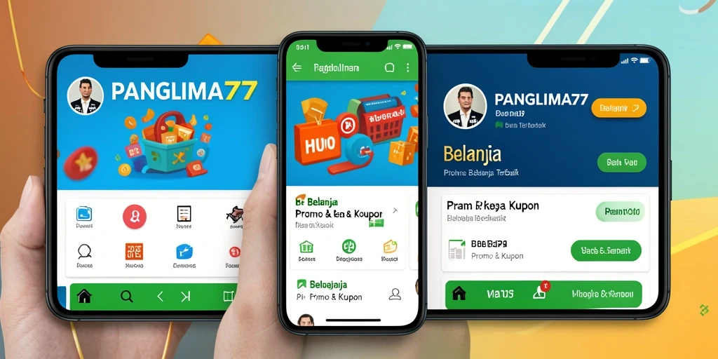 Tampilan antarmuka aplikasi PANGLIMA77 yang menarik dan user-friendly.