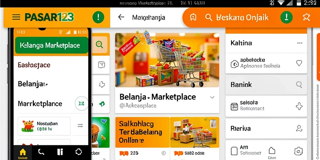 Antarmuka PASAR123 yang intuitif untuk pengalaman belanja yang menyenangkan.
