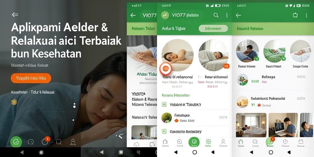 Tampilan antarmuka VIO77 yang menenangkan dan mudah digunakan.